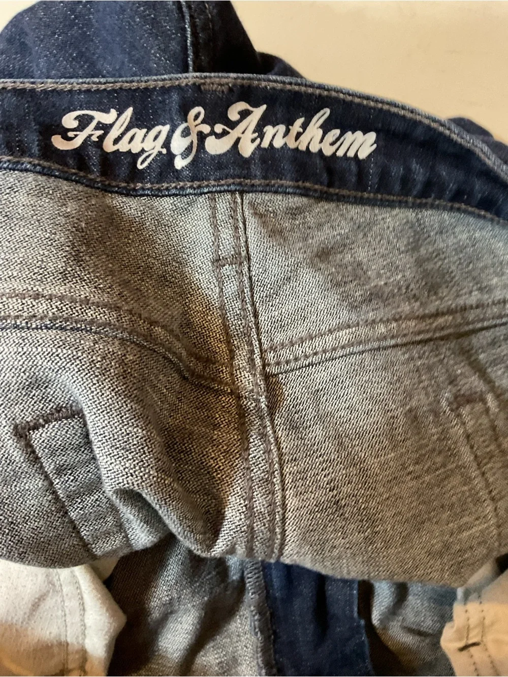 Flag & Anthem Men’s Denim Jeans Size 38/32 Nashville Straight Bennington Wash Da